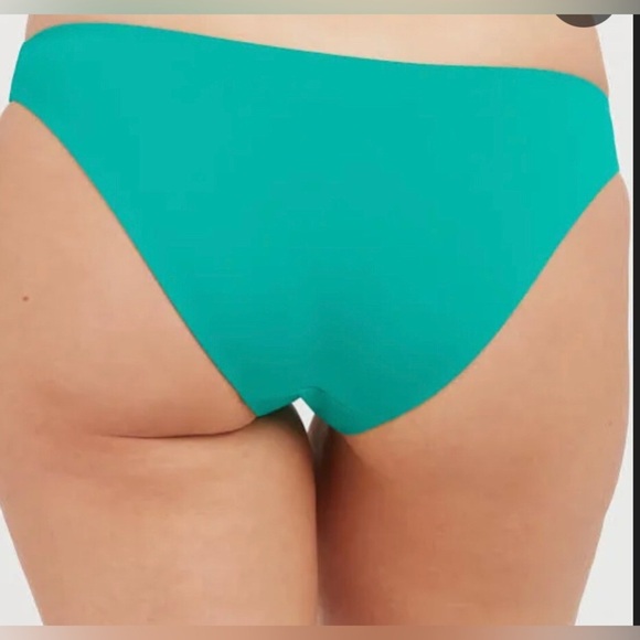 Spanx mystic green swim bikini bottom size large new - Picture 2 of 3